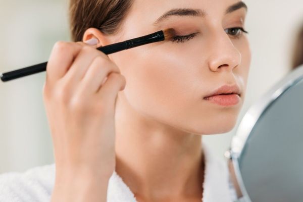 refresh veloce del trucco occhi